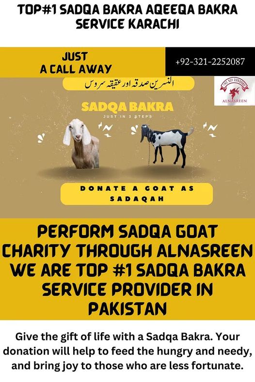 Sadqa Bakra Karachi