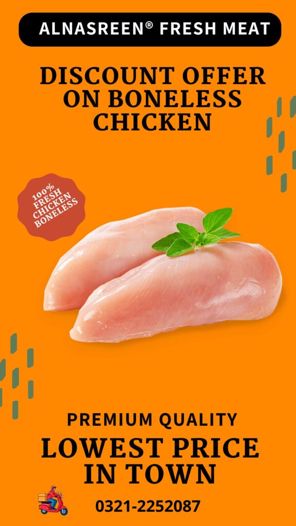 boneless chicken rate today karachi